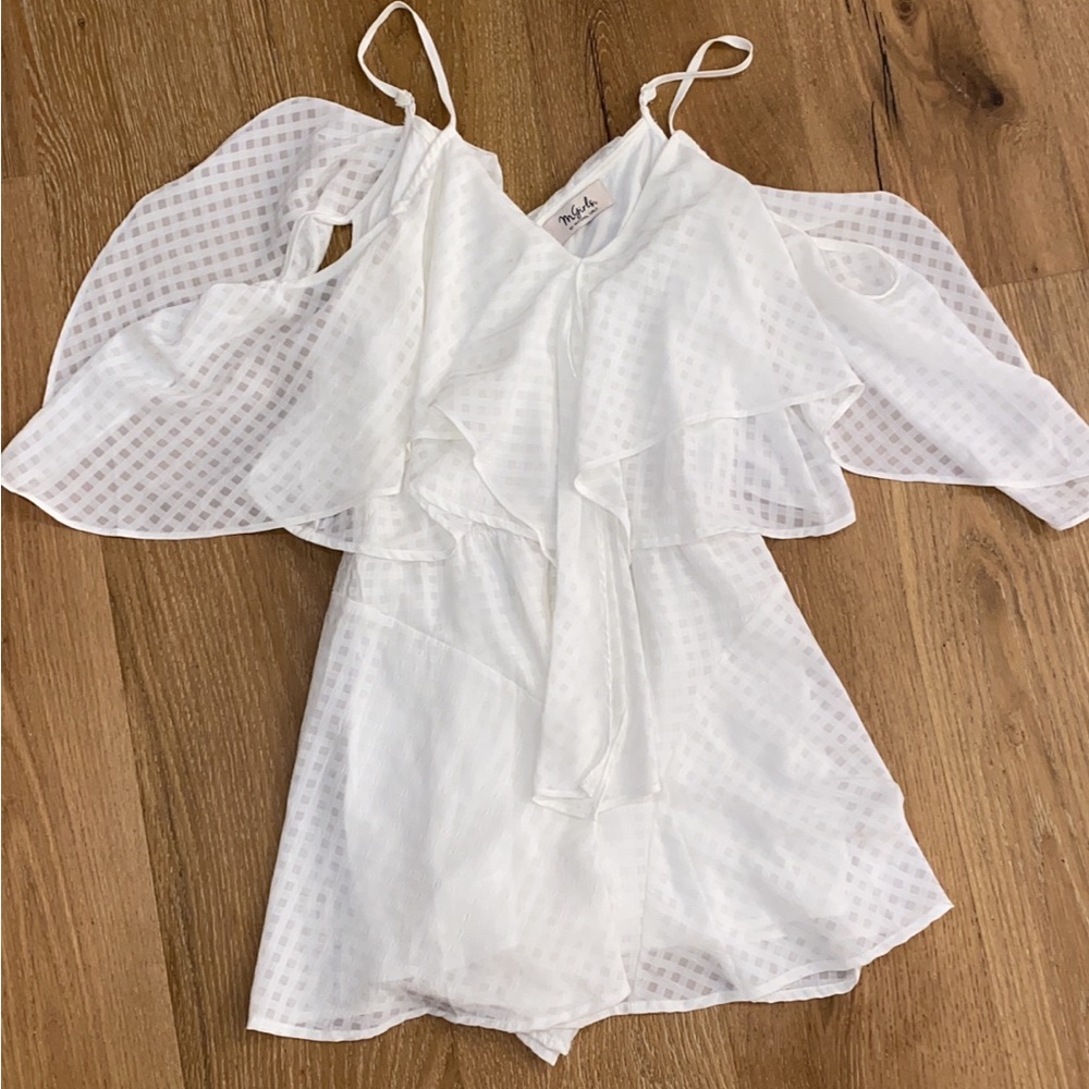 Material girls white romper